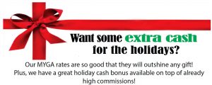 Earn $2500 in Holiday Cash Bonus with Atlantic Coast Life